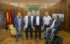 Maya se cita con los nuevos responsables de la Federación Navarra de Pelota Vasca