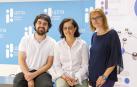 De izq. a dcha.: Fernando Bimbela Serrano, Cristina Gómez Polo y Blanca Bujanda Cirauqui