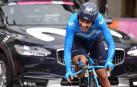 Richard Carapaz, durante la novena etapa del Giro de Italia 2019