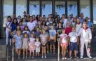 El Ayuntamiento de Noáin-Valle de Elorz homenajeó a los 60 menores ucranianos que, a través de la Asociación Segunda Familia, pasan dos meses en la Comunidad Foral.