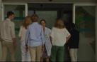 La infanta Cristina y sus hijos visitan a don Juan Carlos en el hospital