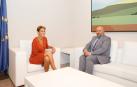 Chivite y Arasti impulsarán un "trabajo conjunto" para el autogobierno de Navarra