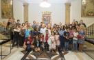 Maya recibe a una veintena de niños saharauis que pasan el verano en Navarra