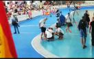 Despedida de los patinadores de la Selección española de la pista de la UDC Txantrea
