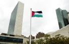 La bandera palestina es izada por primera vez en la sede de la ONU