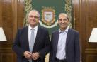 Maya recibe al rector de la Universidad de Navarra