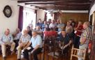 Una de las subastas de puestos de palomeras en Etxalar.