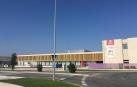 Parada de la línea 23 de villavesa en el centro de Salesianos en Sarriguren.