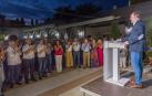 Javier Esparza se dirige a los cargos públicos y locales que asistieron al acto de apertura del curso político de UPN en Cintruénigo