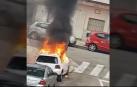 Quema el coche de su pareja y muere atropellado en la autopista