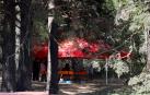 El operativo de búsqueda de Blanca Fernández Ochoa, en la zona de La Peñota de la sierra madrileña.