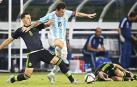 Messi anota un gol a última ahora y rescata el empate para Argentina