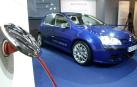 Nueva generación de coches de motor eléctrico de Volkswagen Golf "Twin Drive".