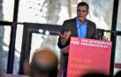 El presidente del Gobierno en funciones Pedro Sánchez, durante su intervención en el Consejo de Política Municipal en Toledo.