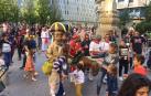 Salida de la comparsa de Gigantes y Cabezudos de Pamplona por el Privilegio de la Unión