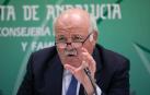 Rueda de prensa del consejero de Salud y Familias, Jesús Aguirre, para informar sobre el brote de listeriosis.