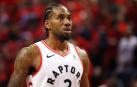 El jugador de la NBA Kawhi Leonard.
