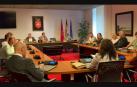 La Comisión de Peticiones del Parlamento de Navarra, en el momento de su constitución.