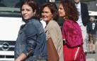 Adriana Lastra, Carmen Calvo y María Jesús Montero, el equipo negociador del PSOE.