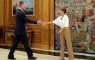 El rey recibe en Zarzuela a María Chivite