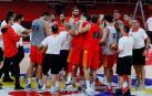 Entrenamiento de la selección española de baloncesto en Pekín