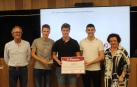 Tres alumnos del IES Iturrama premiados en un concurso organizado por Tecnun