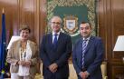 Maya se reúne con el nuevo presidente de la Asociación de la Industria de Navarra