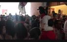 Tradicional acto del 'Bolo' en fiestas de Fitero