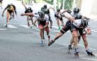 Beddiaf y Ancín repiten triunfo en la maratón de patinaje Pamplona-Puente
