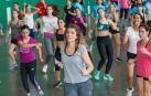 Sesión de zumba en un Día del Deportes anterior.