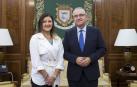 Maya recibe a la expresidenta de la región peruana de Arequipa