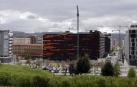 2019. El convento de las monjas Blancas, ahora prácticamente engullido por los edificios residenciales de Lezkairu.