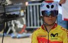 Irati Puigdefábregas, con el maillot y el caso de la selección española de ciclismo juvenil con la que compite hoy en Yorkshire.