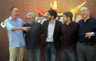 Manu Zapata, junto a otros competidores de 'Boom' Manu Zapata, Erundino Alonso, Vicente Ferrero, Juanra Bonet y Alberto Sanfrutos.