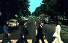 La icónica imagen de la portada de 'Abbey Road'.