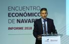 El responsable de estudios de Laboral Kutxa, Joseba Madariaga, en la presentación del informe