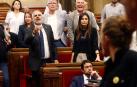 Bronca en el Parlament entre diputados soberanistas y Cs por los CDR presos