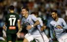 Santi Mina evita la derrota del Celta en el último minuto