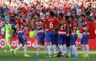 Los jugadores del Granada celebran el primer gol del equipo andaluz frente al Leganés.