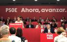 María Chivite interviene ante el Comité Federal del PSOE.