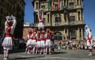 Todas las fotos de la salida de la Comparsa de Gigantes y Cabezudos en San Fermín Txikito.