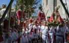 Todas las fotos de la salida de la Comparsa de Gigantes y Cabezudos en San Fermín Txikito.