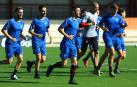 Sesión de recuperación para los jugadores de Osasuna enTajonar