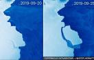 Un gran iceberg se desprende en la Antártida Oriental