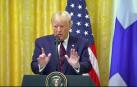 Donald Trump carga contra la prensa y los demócratas