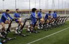 Suave sesión de recuperación para Osasuna en Tajonar