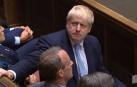 Boris Johnson, en el Parlamento británico.