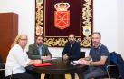 Cruz Roja traslada su labor al presidente del Parlamento de Navarra