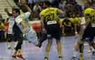 Un momento del partido entre el Anaitasuna y el Bidasoa Irún