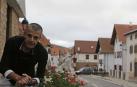 Aingeru Mindegia Etxeberria, esta semana en la travesía de Espinal, donde vive desde 2007.